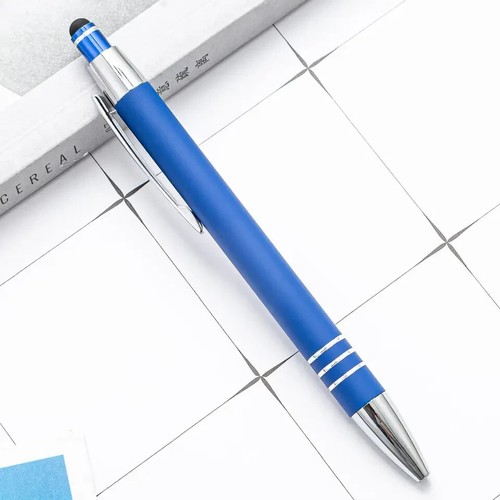 Metall kugelschreiber blau mit - kugelschreiber,